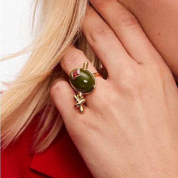 Kate Spade Shaken or Stirred Statement Ring 🫒🍸 - Picture 2 of 11